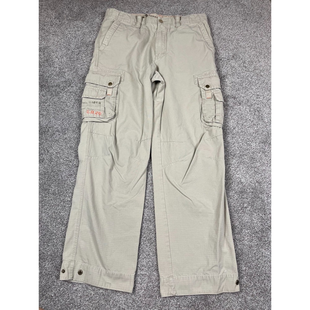 Eddie Bauer Pants Mens 34 Retro Ripstop Cargo Hiking Outdoor Camping Gorp Core